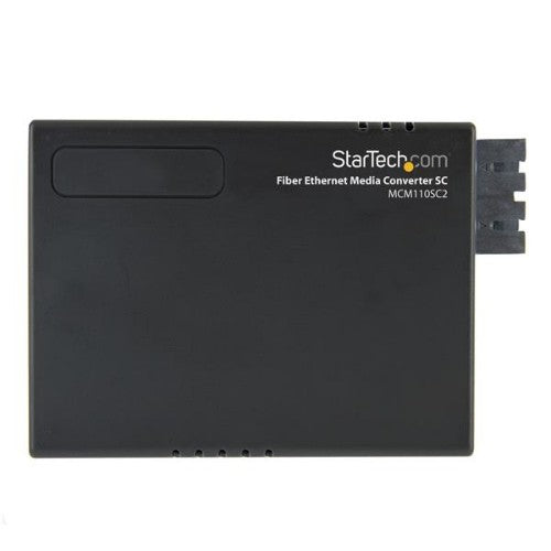 StarTech.com MCM110SC2 network media converter 100 Mbit/s 1310 nm Multi-mode Black