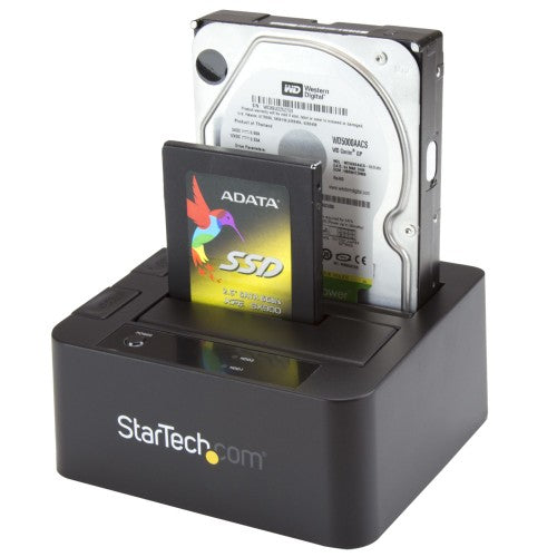 StarTech.com SDOCK2U33EB storage drive docking station USB 3.2 Gen 1 (3.1 Gen 1) Type-B Black