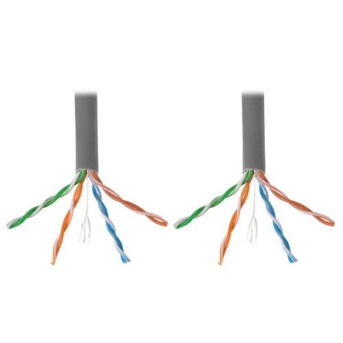 Tripp Lite N220-01K-GY networking cable Gray 12007.9" (305 m) Cat6 U/UTP (UTP)