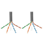 Tripp Lite N220-01K-GY networking cable Gray 12007.9" (305 m) Cat6 U/UTP (UTP)