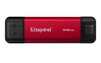 Kingston Technology Dual Portable 512 GB USB Type-A / USB Type-C 3.2 Gen 2 (3.1 Gen 2) Black, Red