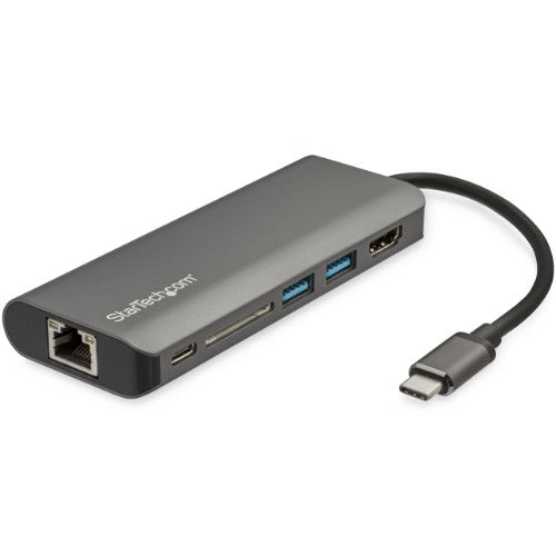 StarTech.com DKT30CSDHPD3 laptop dock/port replicator Wired USB 3.2 Gen 1 (3.1 Gen 1) Type-C Black, Gray