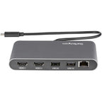 StarTech.com TB3DKM2HDL laptop dock/port replicator Wired Thunderbolt 3 Gray