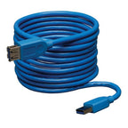 Tripp Lite U324-010 USB cable USB 3.2 Gen 1 (3.1 Gen 1) 120.1" (3.05 m) USB A Blue