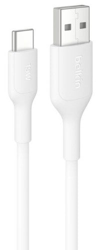 Belkin CAB021FQ1MWH USB cable 39.4" (1 m) USB A USB C White