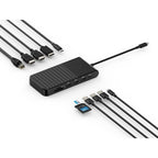 Kensington K34040WW laptop dock/port replicator Wired USB 3.2 Gen 2 (3.1 Gen 2) Type-C Black