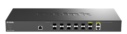 D-Link DXS-1210-12SC network switch Managed L2/L3 1U Black, Silver