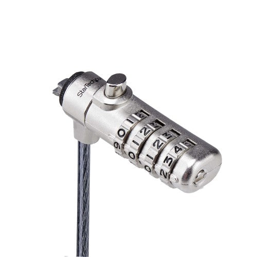 StarTech.com SNBLC4D-LAPTOP-LOCK cable lock Black, Silver 78.7" (2 m)