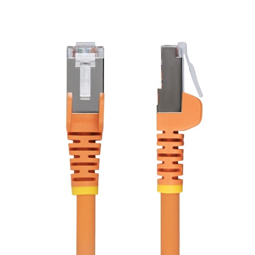 StarTech.com NLOR-10F-CAT6A-PATCH networking cable Orange 118.1" (3 m) S/FTP (S-STP)