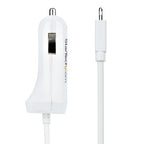 StarTech.com USBLT2PCARW2 mobile device charger Smartphone White Cigar lighter Auto