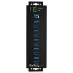 StarTech.com HB30A10AME interface hub USB 3.2 Gen 1 (3.1 Gen 1) Type-B 5000 Mbit/s Black