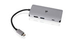 iogear GUD3C06 laptop dock/port replicator USB 3.2 Gen 1 (3.1 Gen 1) Type-C Aluminum, Black