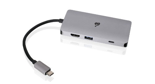 iogear GUD3C06 laptop dock/port replicator USB 3.2 Gen 1 (3.1 Gen 1) Type-C Aluminum, Black