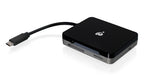 iogear GUH3C37SD card reader USB 3.2 Gen 1 (3.1 Gen 1) Type-C Black, Gray