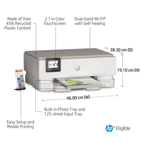 HP ENVY Inspire 7220e Wireless All-in-One Color Printer, Instant Ink; Photo printing