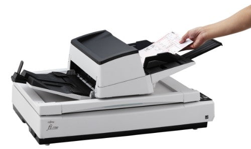 Fujitsu FI-7700 Flatbed & ADF scanner 600 x 600 DPI A3 Black, White
