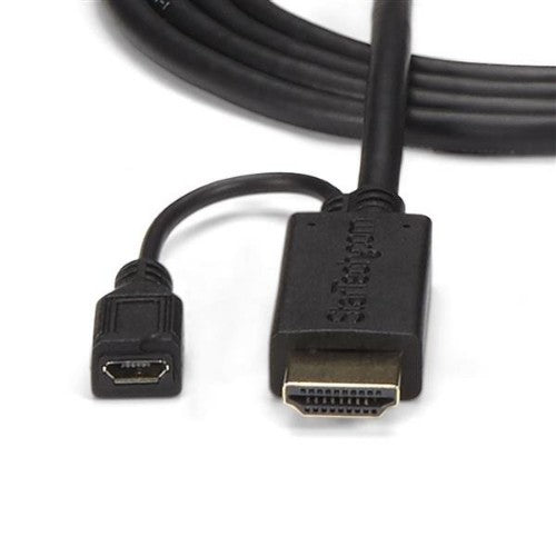 StarTech.com HD2VGAMM3 video cable adapter 35.4" (0.9 m) VGA (D-Sub) HDMI + Micro USB Black