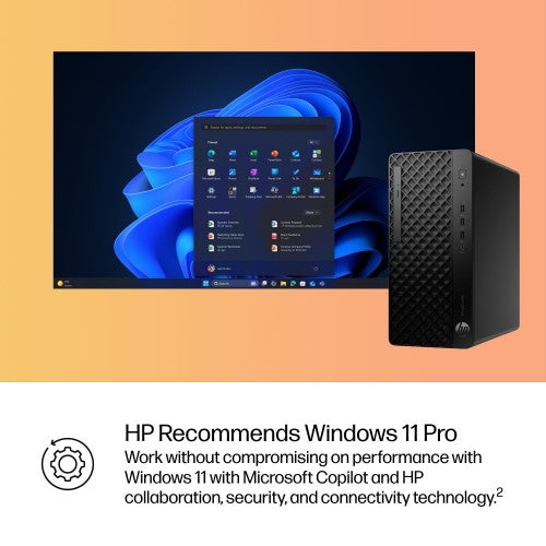 HP ProDesk 4 Tower G1i Desktop AI PC Wolf Pro Security Edition Intel Core Ultra 7 265 16 GB DDR5-SDRAM 512 GB SSD Windows 11 Pro Black