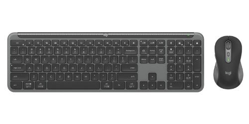 Logitech 920-012427 keyboard Mouse included Office RF Wireless + Bluetooth QWERTY English Graphite