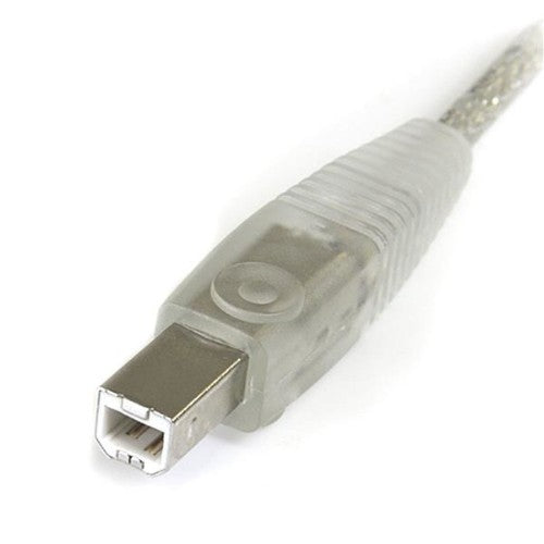StarTech.com 10 ft. Transparent USB 2.0 Cable A-B M/M USB cable 120.1" (3.05 m)