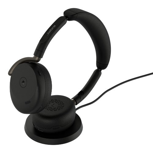 Jabra Evolve3 65 Flex Headset Wireless Head-band Office/Call center USB Type-C Bluetooth Black