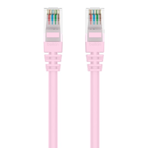 Belkin A3L980-75-PNK-S networking cable Pink 900" (22.9 m) Cat6 U/UTP (UTP)