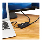 Tripp Lite U444-2H-MST4K6 USB graphics adapter 3840 x 2160 pixels Black