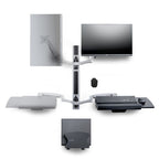 StarTech.com 2PASTSC-WALL-MOUNT desktop sit-stand workplace