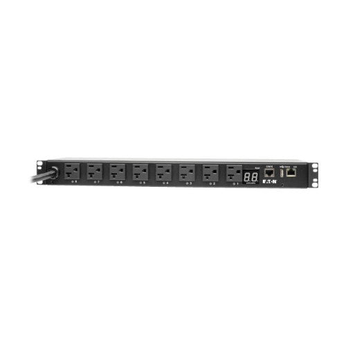 Tripp Lite PDUMH20NET2LX power distribution unit (PDU) 8 AC outlet(s) 1U Black