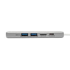Tripp Lite U442-DOCK10-S laptop dock/port replicator USB 3.2 Gen 2 (3.1 Gen 2) Type-C Silver