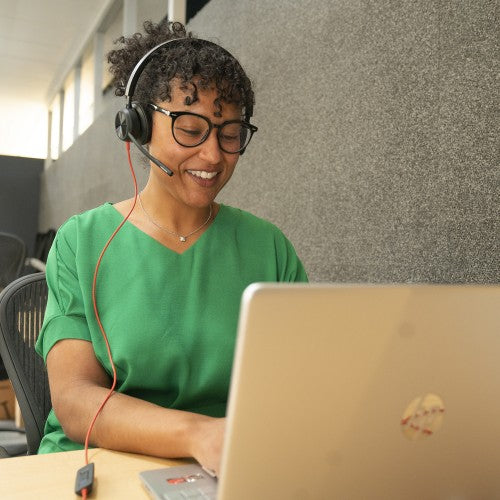 HP Poly Blackwire 8225 Microsoft Teams Certified Headset +USB-C/A Adapter TAA