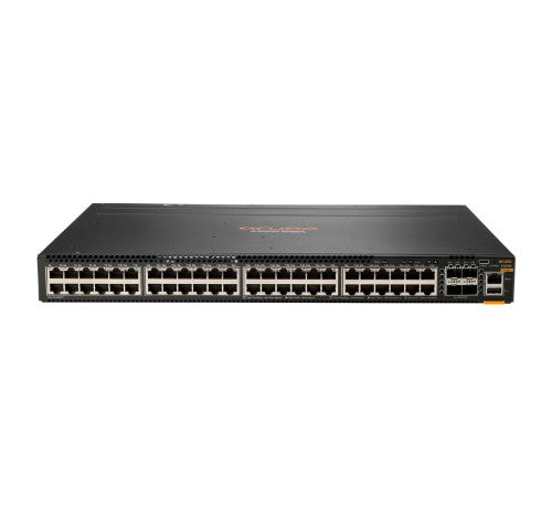 HPE Aruba Networking CX 6300M 48p 1GbE 4p SFP56 Power‑to‑Port 2 Fan Trays 1 PSU Managed L3 Gigabit Ethernet (10/100/1000) 1U Black