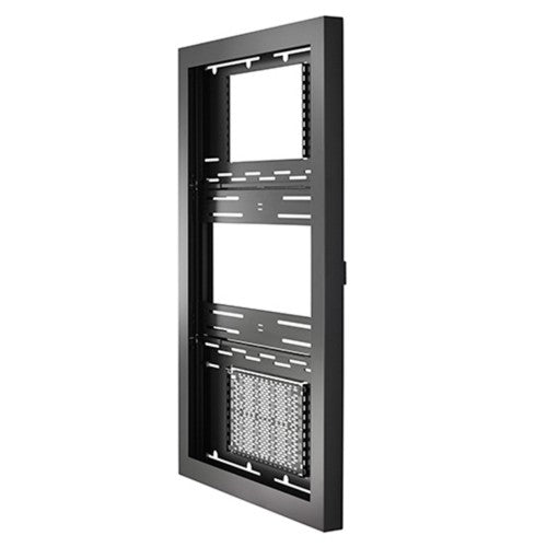 Chief ImpactTM On-Wall Kiosk - Portrait 55 Inch Black