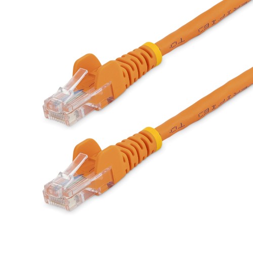 StarTech.com 6 ft Orange Snagless Category 5e (350 MHz) UTP Patch Cable networking cable 72" (1.83 m)
