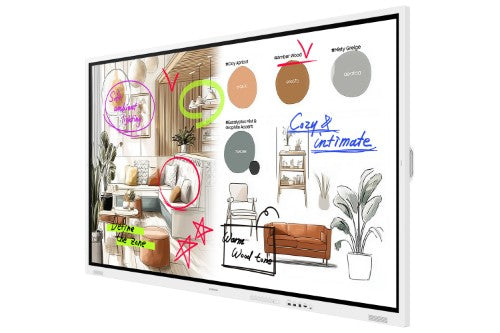 Samsung WM85FX interactive whiteboard 85" 3840 x 2160 pixels Touchscreen Gray, White HDMI