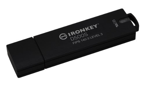 Kingston Technology IronKey D500S USB flash drive 16 GB USB Type-A 3.2 Gen 1 (3.1 Gen 1) Black