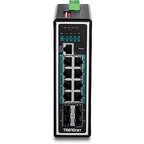 Trendnet TI-PG1284i Managed L2+ Gigabit Ethernet (10/100/1000) Power over Ethernet (PoE) Black