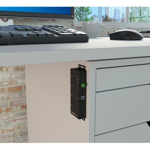 StarTech.com ST4300USBM interface hub USB 3.2 Gen 1 (3.1 Gen 1) Type-B 5000 Mbit/s Black