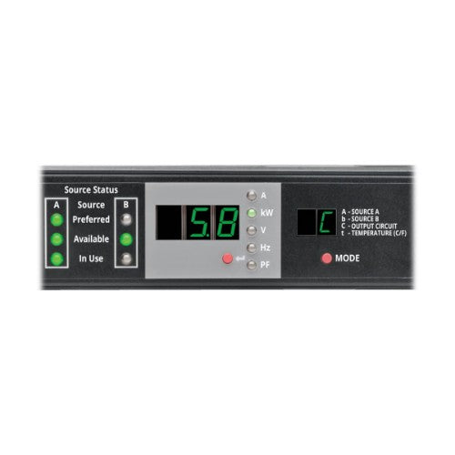 Tripp Lite PDUMNH30HVAT power distribution unit (PDU) 1 AC outlet(s) 1U Black