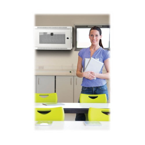 Tripp Lite CS16USBW portable device management cart/cabinet Portable device management cabinet White