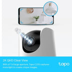 TP-Link Tapo C225 Tower IP security camera Indoor 2560 x 1440 pixels Desk