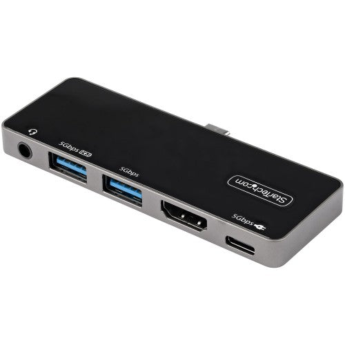 StarTech.com DKT30ICHPD laptop dock/port replicator Wired USB 3.2 Gen 1 (3.1 Gen 1) Type-C Black, Silver