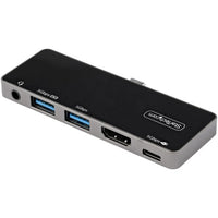 StarTech.com DKT30ICHPD laptop dock/port replicator Wired USB 3.2 Gen 1 (3.1 Gen 1) Type-C Black, Silver