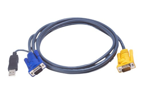 ATEN 2L-5203UP KVM cable Black 118.1" (3 m)
