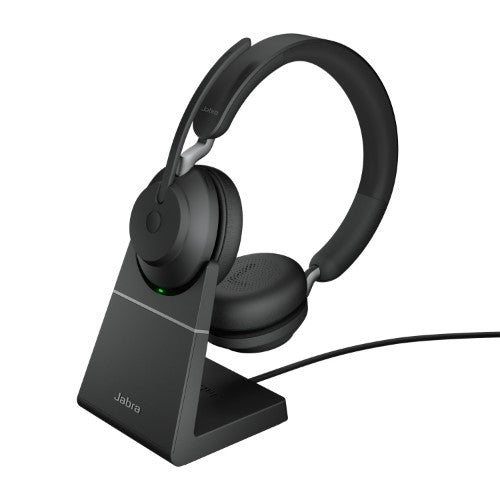Jabra Evolve2 65 Headset Wireless Head-band Office/Call center USB Type-C Bluetooth Black