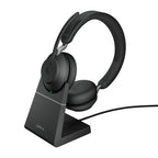 Jabra Evolve2 65 Headset Wireless Head-band Office/Call center USB Type-C Bluetooth Black