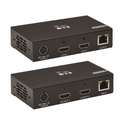 Tripp Lite B127A-2A1-BHBH AV extender AV transmitter & receiver Black