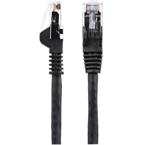 StarTech.com N6LPATCH50BK networking cable Black 598.4" (15.2 m) Cat6 U/UTP (UTP)