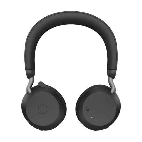 Jabra Evolve2 75 Headset Wireless Head-band Office/Call center USB Type-C Bluetooth Charging stand Black
