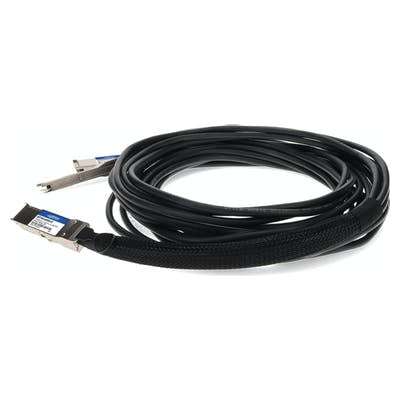 AddOn Networks MCP7H50-H003R26-AO InfiniBand/fibre optic cable 118.1" (3 m) QSFP56 2xQSFP56 Black, Silver